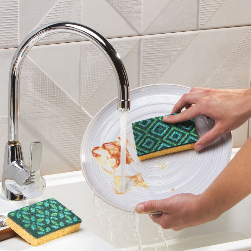 Spontex - 4 Gratte-Eponge Mosaik