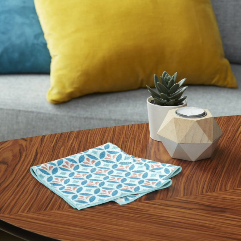 Spontex - 3 Lavettes Microfibre Mosaik