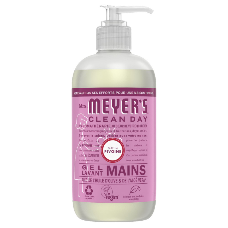 MRS MEYER'S CLEAN DAY SAVON MAINS PARFUM PIVOINE 370 ML