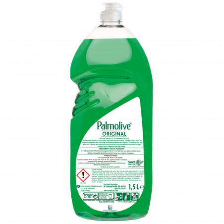 Pack de 8 Liquides Vaisselle Palmolive Original à l'amande douce - 1,5L Pack de 8 Liquides Vaisselle Palmolive Original à l'amande douce - 1,5L