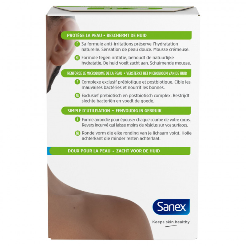 Gel douche solide Sanex Biome Protect Hypoallergénique - 100g