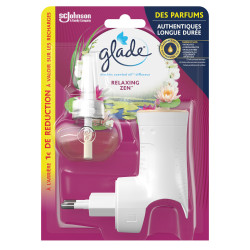 GLADE - PACK DE 2 ELECTRIC SCENTED OIL DIFFUSEUR RELAXING ZEN 1 DIFF + 1 RECH...