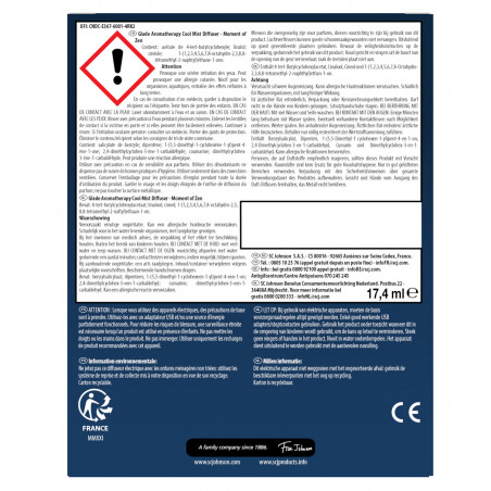 GLADE® AROMATHÉRAPIE - DIFFUSEUR ELECTRICQUE HUILES ESSENTIELLES- MOMENT OF ZEN LAVANDE & BOIS DE SA GLADE® AROMATHÉRAPIE - DIFFUSEUR ELECTRICQUE HUILES ESSENTIELLES- MOMENT OF ZEN LAVANDE & BOIS DE SA