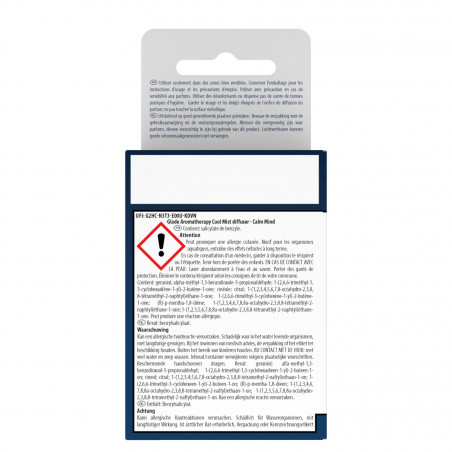 GLADE® - PACK DE 4 AROMATHÉRAPIE - RECHARGE HUILES ESSENTIELLES - CALM MIND BERGAMOTE & CITRONNELLE