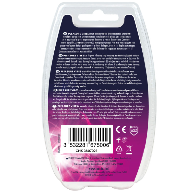 Manix Anneau Vibrant