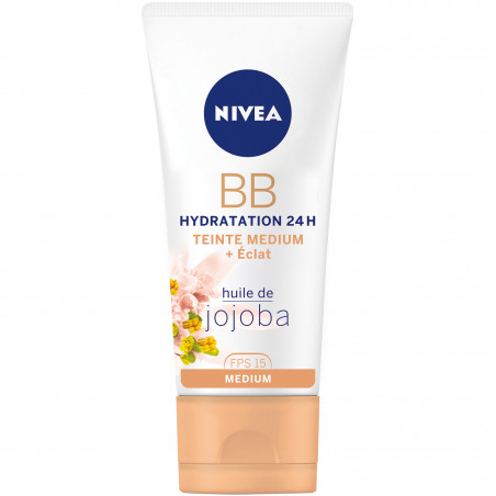 Nivea - Pack de 3 - BB crème Hydratation 24h Teinte medium + Eclat FPS15 Essentials 50ml