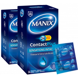 Lot de 2 - Manix Contact Plus 24