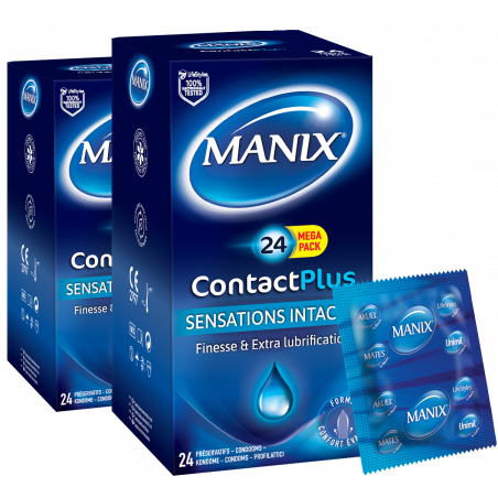 Lot de 2 - Manix Contact Plus 24