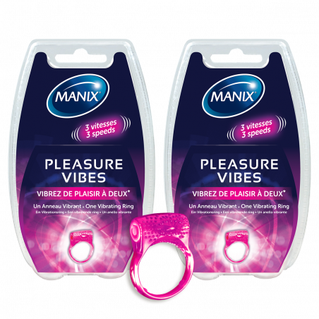 Lot de 2 - Manix Anneau Vibrant