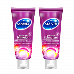 Lot de 2 - Manix Gel Mass. Stimulant Tube 200 Ml