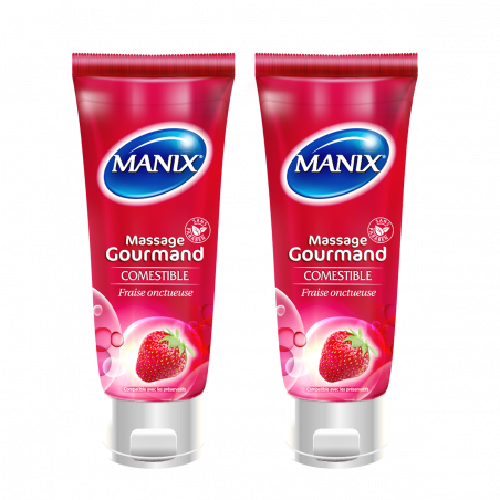 Lot de 2 - Manix Gel Mass. Gourmand Tube 200 Ml