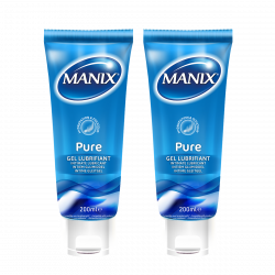 Lot de 2 - Manix Pure Gel Tube 200 Ml