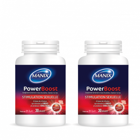Lot de 2 - Manix Powerboost 30 Gélules Lot de 2 - Manix Powerboost 30 Gélules