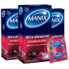 Lot de 3 - Manix Xtra Pleasure 12