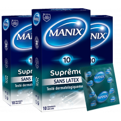 Lot de 3 - Manix Supreme 10