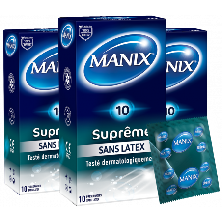 Lot de 3 - Manix Supreme 10