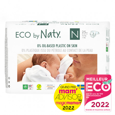 25 Couches écologiques - T0, 4-5kg