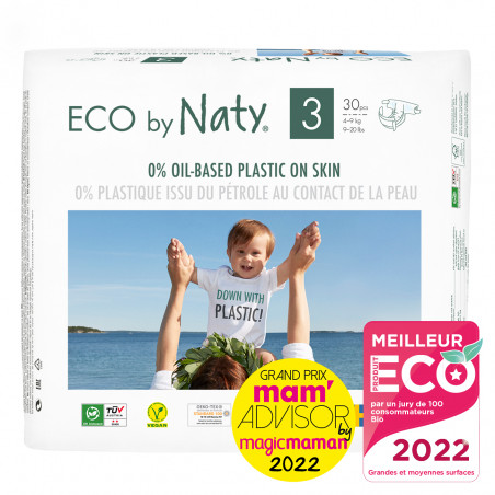 30 Couches écologiques - T3, 4-9kg
