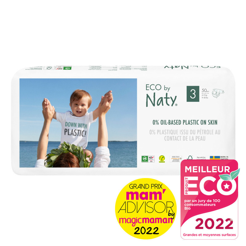 50 Couches écologiques - T3, 4-9kg