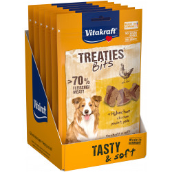 Vitakraft Treaties Bits - Friandise pour Chien au Poulet - Lot de 6 sachets...