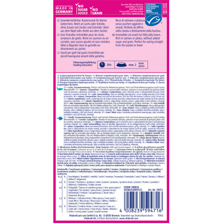 Vitakraft Jelly Lovers Snack pour Chat en Gelée au Poisson