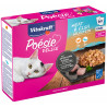 Vitakraft Poésie Multipack Délice - Assortiment de pochons Viande et Poisson en gelée - Lot de 42 sachets de 85 g
