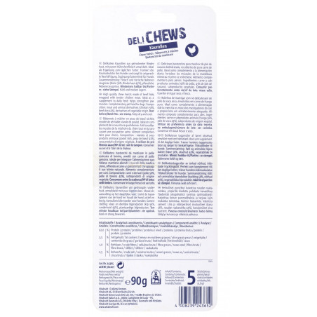 Vitakraft Bâtonnets à mâcher avec Poulet - Sachet de 5 friandises pour Chien