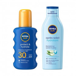ROUTINE SUN Hydratante : Spray Protect&Hydrate FPS 30 200ml + Lait...