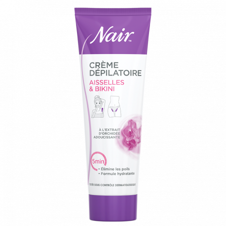 Pack de 3 - Nair - Crème dépilatoire Maillot Aisselles à l'extrait d'orchidée