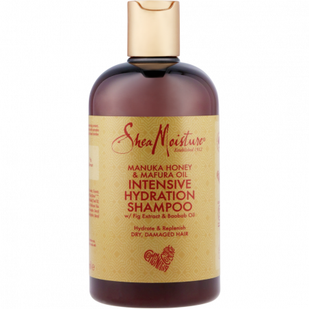 Shampooing Shea Moisture Hydratation Intense au Miel de Manuka et huile de Mafura (384ml)
