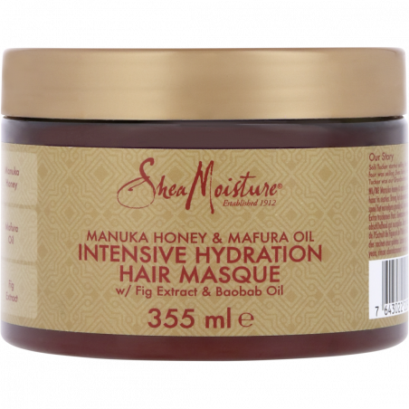 Masque Shea Moisture Hydratation Intense au Miel de Manuka et huile de Mafura (355ml)