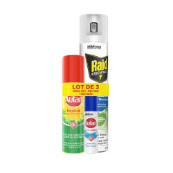 Lot De 3 - Autan - Tropical Spray + Apres  Piqure + Spray Volants
