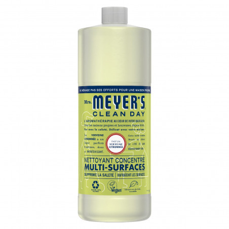 Mrs Meyer'S Clean Day Nettoyant Multi Surface Concentre Parfum Verveine Citronnee 946 Ml