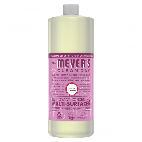 Mrs Meyer'S Clean Day Nettoyant Multi Surface Concentre Parfum Pivoine 946 Ml