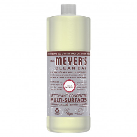 Mrs Meyer'S Clean Day Nettoyant Multi Surface Concentre Parfum Lavande 946 Ml