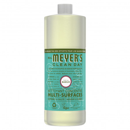 Mrs Meyer'S Clean Day Nettoyant Multi Surface Concentre Parfum Basilic 946 Ml