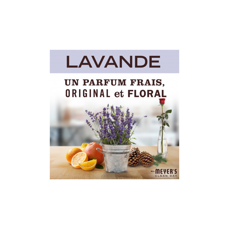 Mrs Meyer'S Clean Day Lessive Concentree Parfum Lavande 31 Doses 946 Ml