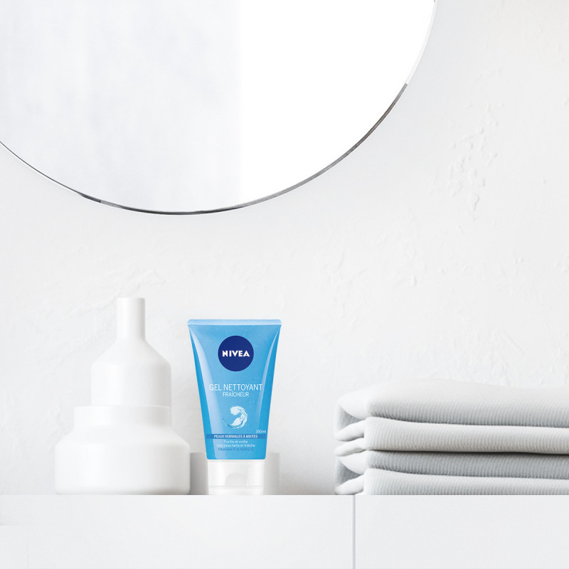 Pack de 3 - Nivea - Gel Nettoyant Fraîcheur - 150 Ml