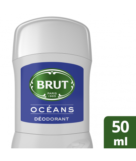 Pack de 6 - Brut Déodorant Homme Stick Oceans 50ml