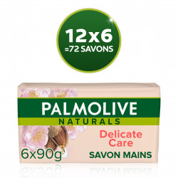 Pack de 12 - Savon Palmolive Naturals Amande - 6x90g
