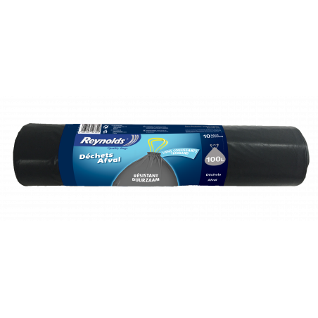 Reynolds - Pack de 6 - sacs poubelles Déchets 10x100L