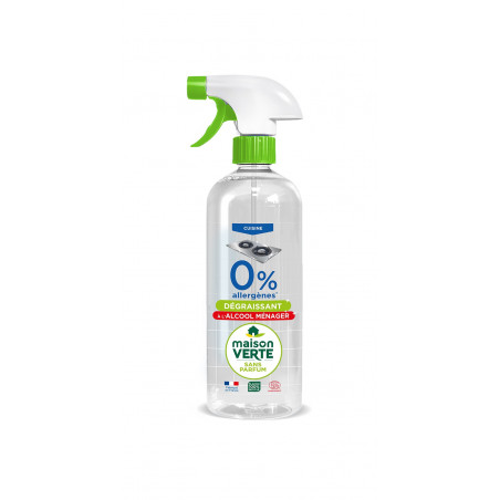 Maison Verte 0% allergènes Spray dégraissant à l'alcool