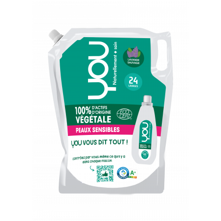 YOU Lessive Liquide Recharge Lavande Sauvage* YOU Lessive Liquide Recharge Lavande Sauvage*