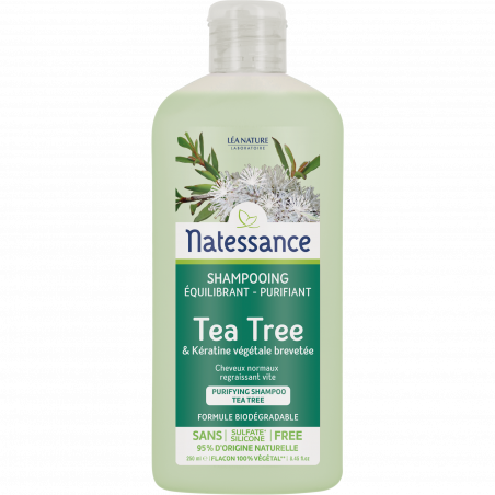 Natessance - Shampooing purifiant - Tea Tree & Kératine végétale
