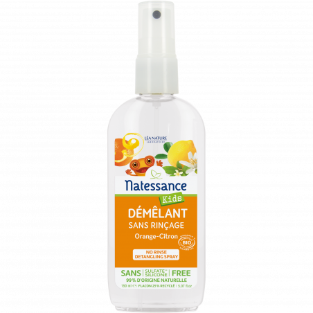Natessance - Démêlant Pschitt sans rinçage Kids Orange-Citron