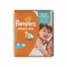 Pampers Couches Simply Dry Taille 4+ - 34 Couches