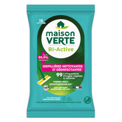 Maison Verte -  Serpillères Désinfectantes BI-Active x15