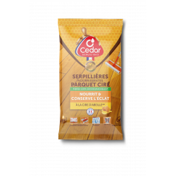 O'Cedar -   serpillères nettoyantes Parquet Ciré - 15 serpillères