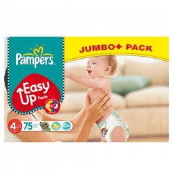 Pampers Couches Easy Up Pants Taille 4 - 75 Couches