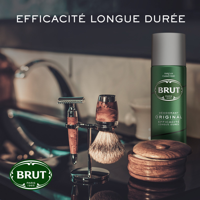 Pack de 6 - BRUT Déodorant Homme Spray Original 200ml